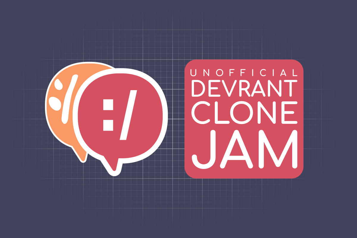 My poster for the Unofficial devRant Clone Jam